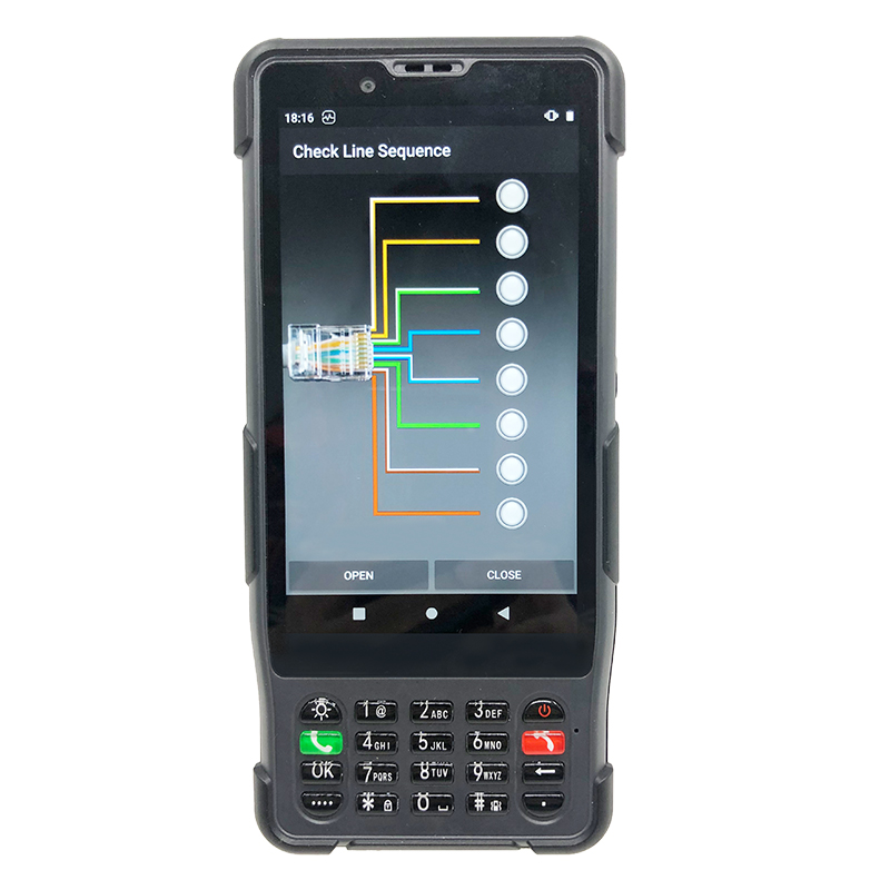 PDA de teste de telecomunicações